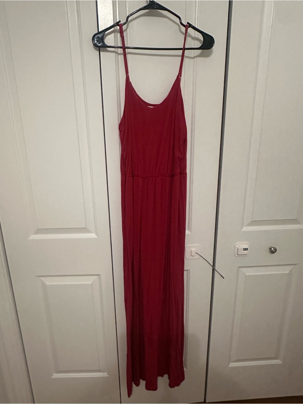 Lush Crimson Spaghetti-Strap Maxi Dress - Picture 2 of 2